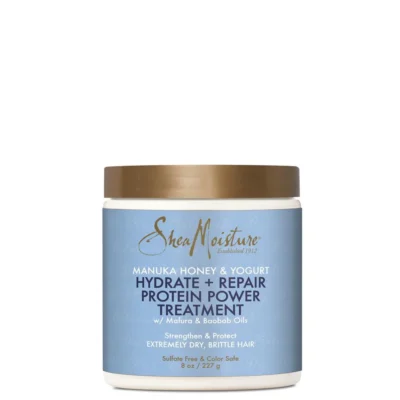Sheamoisture Manuka Honey & Yogurt Hydrate + Repair Protein-Strong Treatment 8oz