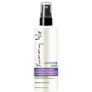 Sunny Isle Lavender Mint Hair and Strong Roots Leave-In Detangler Conditioning Treatment 8oz