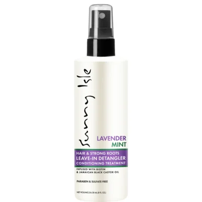 Sunny Isle Lavender Mint Hair and Strong Roots Leave-In Detangler Conditioning Treatment 8oz