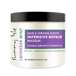 Sunny Isle Lavender Mint Hair and Strong Roots Intensive Repair Masque 16oz